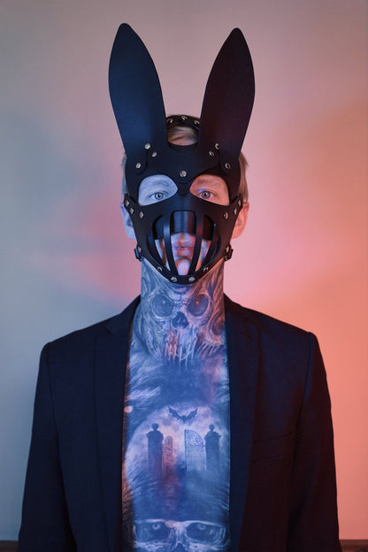 Male Slave Rabbit Long Ears Eye Mask