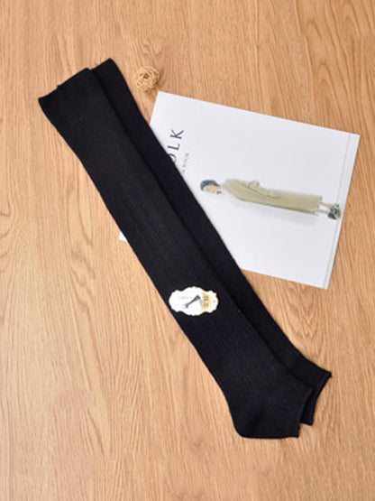 New Fashion Casual Skinny Keep Warm Solid Color Leg Warmers Accessories-Homeundewear