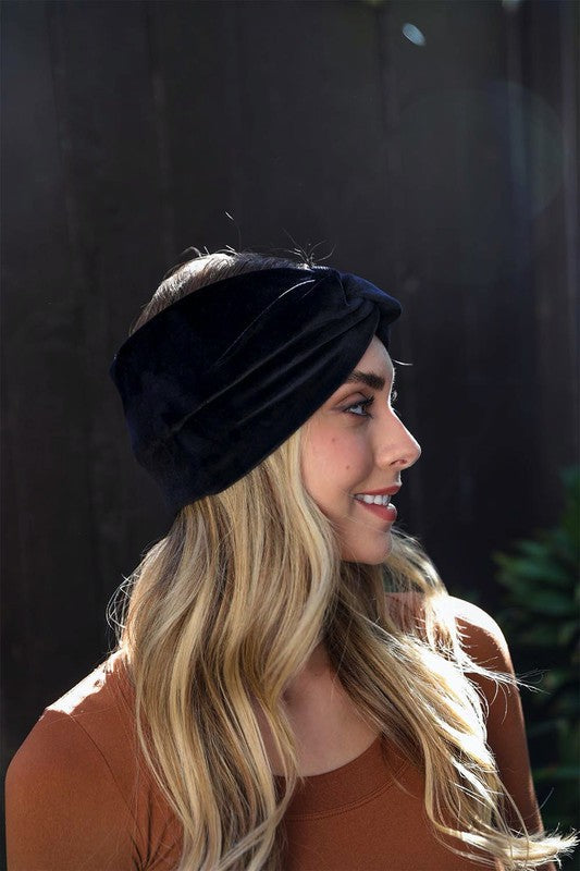 Free Shipping For Super Soft Twisted Velvet Headbands