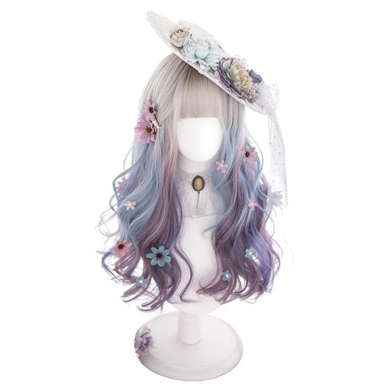 Free Shipping For Hivava Lolita Misty Gradient Long Curly Wig