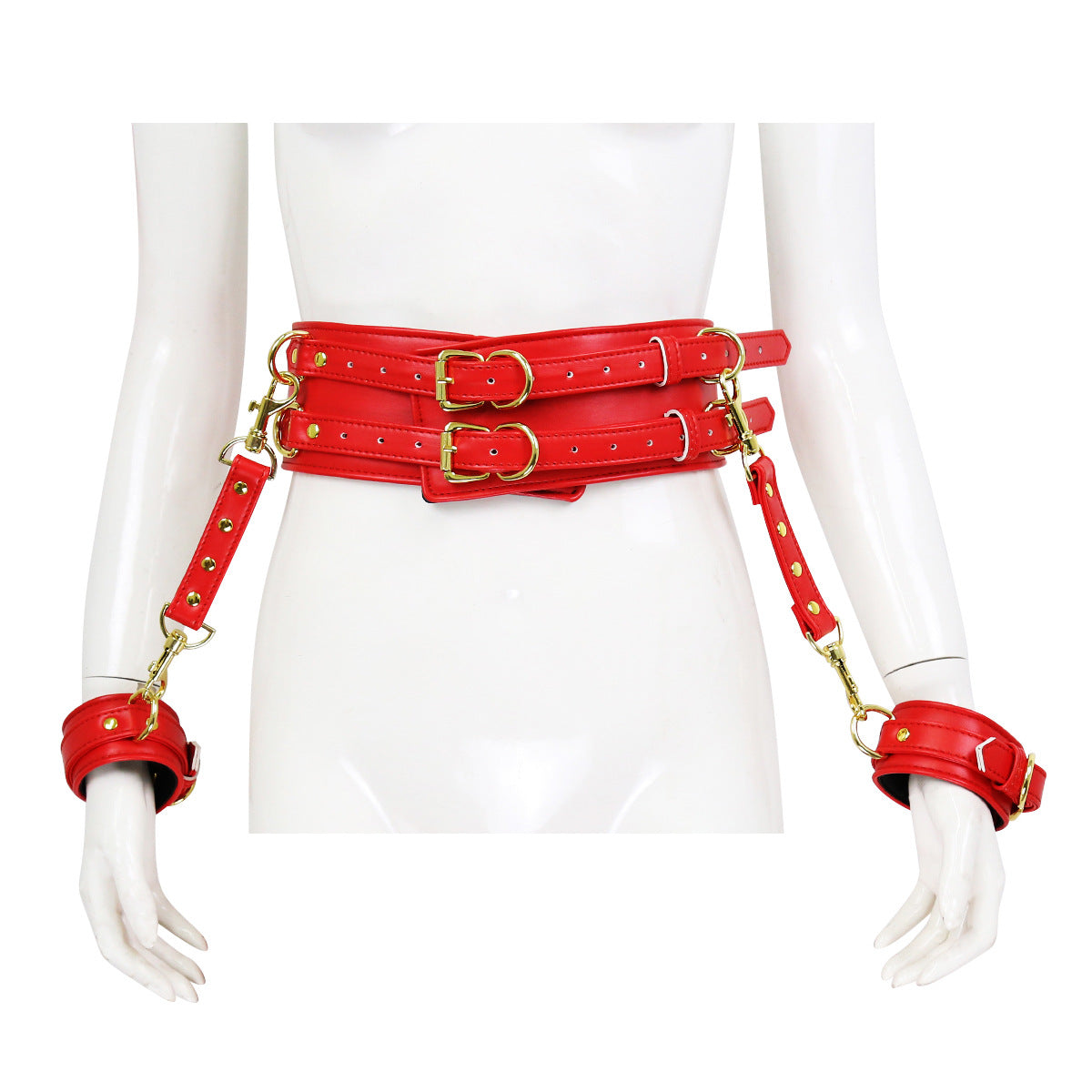 Leather Bondage Bandage Set