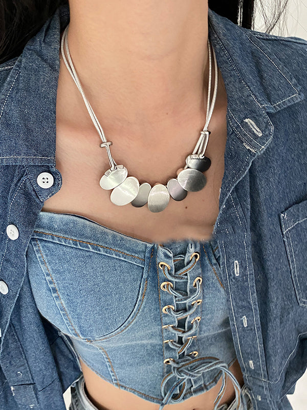 Geometric Normcore Necklaces Accessories