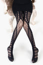 Free Shipping For Plus Size Twist of Fate Melange Fishnet Tights