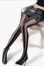 Free Shipping For Lady  Ombre Column Pattern Fishnet Tights