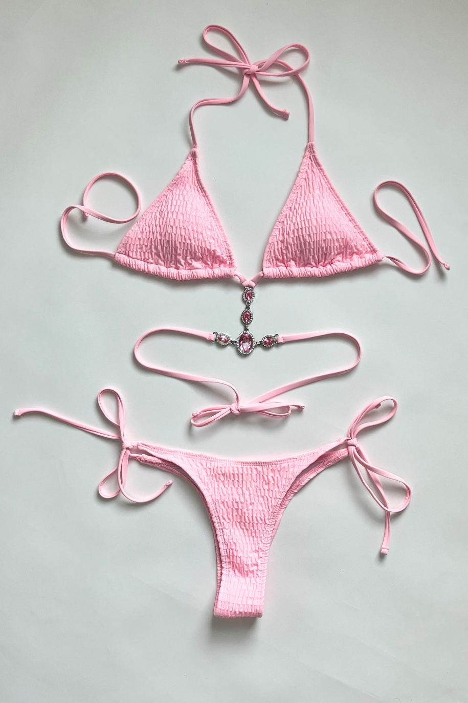 Free Shipping For Emily Crystal Bikini Bottom