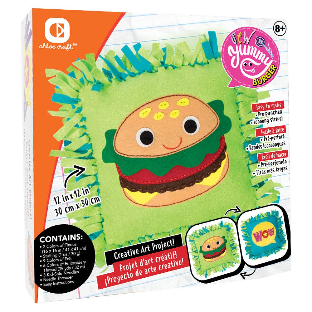 Free Shipping For  Sewing DIY Kit for Kids - Your own Sew Yummy Pillow