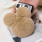 Cute Mickey Real Rabbit Fur Charm for Bags