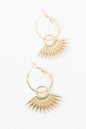 Free Shipping For ONLINE EXCLUSIVE Palm Drop Hoop Earrings