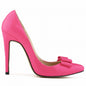 Elegant and Versatile Candy Colored Butterfly Pointed Toe Stiletto Women's Single Shoes-1