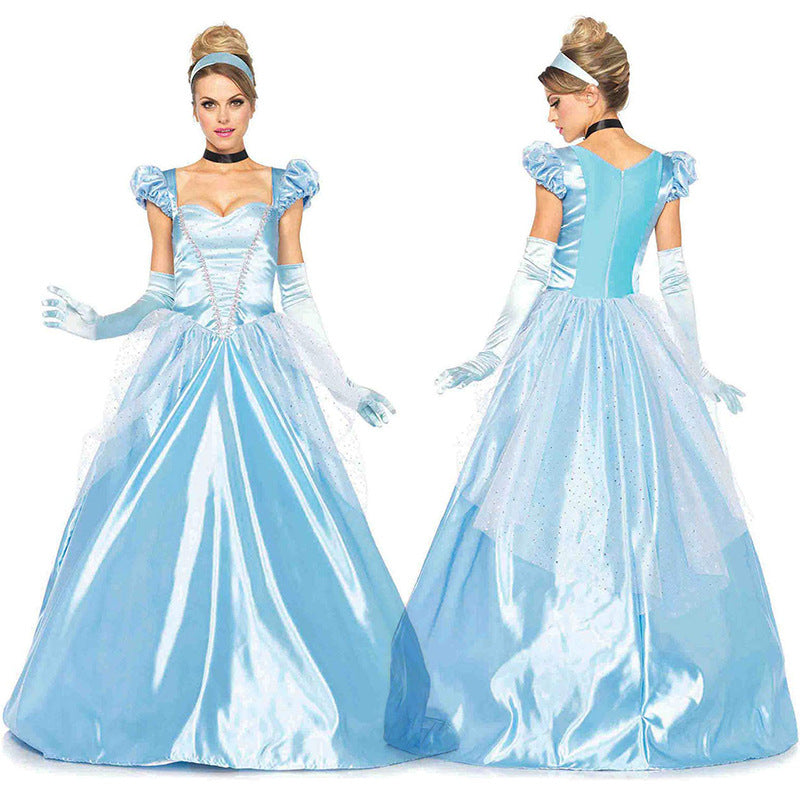 New Fashion Cosplay Classic Cinderella Princess Costume