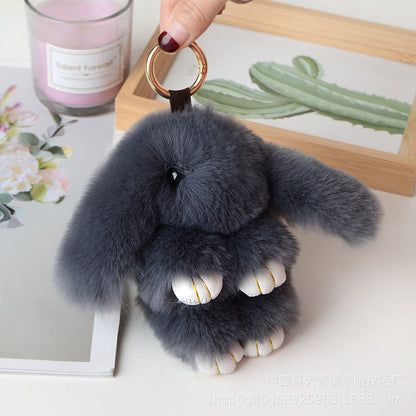 Cute Faux Rabbit Fur Hanging Ornament - Trendy Accessory