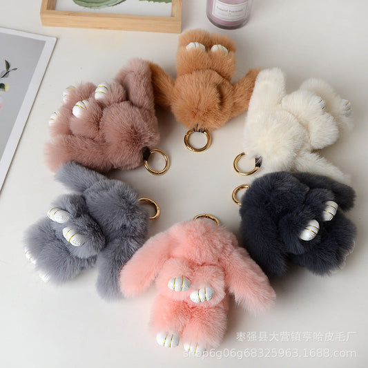 Cute Faux Rabbit Fur Hanging Ornament - Trendy Accessory