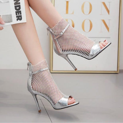 Fish Mouth Open Toe Banquet High-Heeled Sandals