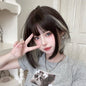 Free Shipping For Hivava Casual Series Short Brown and Silver Bob Wig