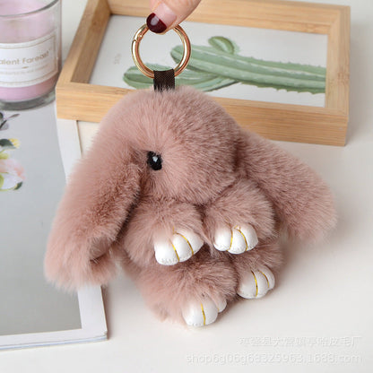 Cute Faux Rabbit Fur Hanging Ornament - Trendy Accessory