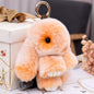 Mini Fuzzy Bunny Charm - Colorful Rabbit Accessory