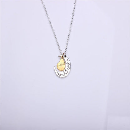 Valentine's Day Gift Moon Sun Necklace-Homeunderwear