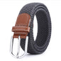 Elastic Belt Knitted Canvas Belt Decoration Belt Female Pin Buckle Canvas Strap Women And Man