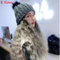 Free Shipping For Hivava Colorful Knitting Hat With Removable Long Curly Wig 1