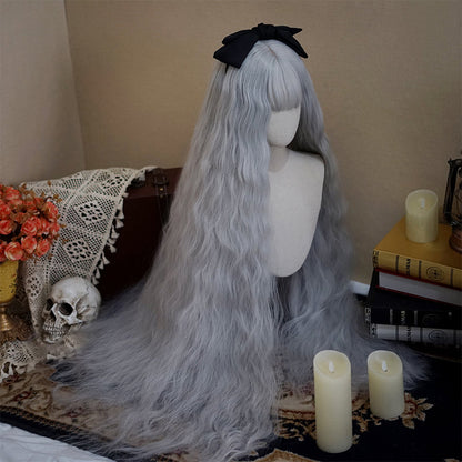 Free Shipping For Hivava Cosplay 120cm Extra Long Silver Wig