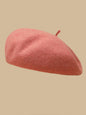 Simple Wool Solid Color Beret Hat-Homeunderwear