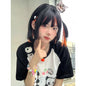 Free Shipping For Hivava Lala Cute Short Black Orange Lolita Wig