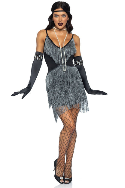 Free Shipping For 2 Piece Flapper Costume Set