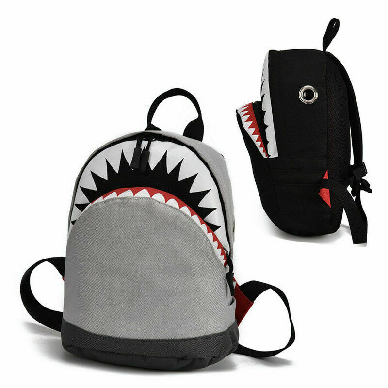 Cute Baby School Bag Cartoon Shark Backpack Student Boy Girl Universal Casual Shoulder Bag