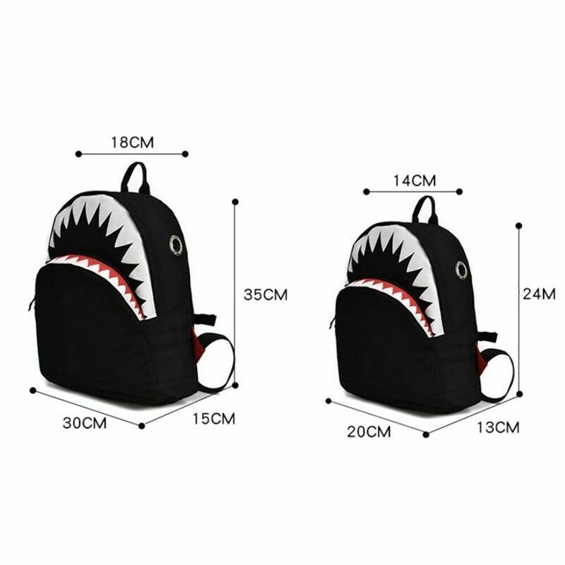 Cute Baby School Bag Cartoon Shark Backpack Student Boy Girl Universal Casual Shoulder Bag