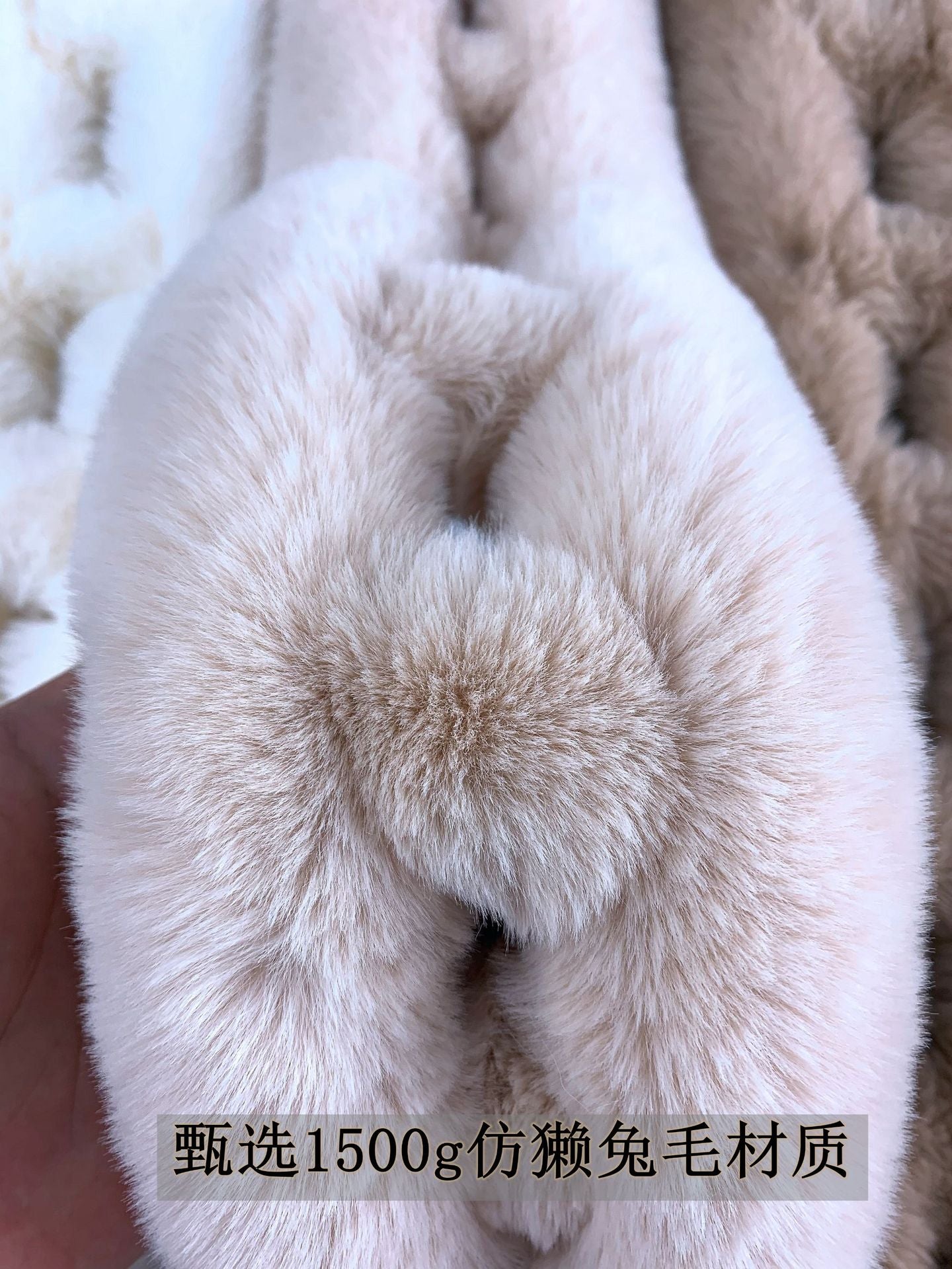 Warm Fuzzy Rabbit Fur Scarf - Thick & Cozy Accessory