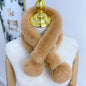 Winter Women's & Kids' Fuzzy Rabbit Fur Scarf - Warm & Stylish