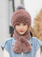 Winter Real Rabbit Fur Hat & Scarf - Warm & Stylish