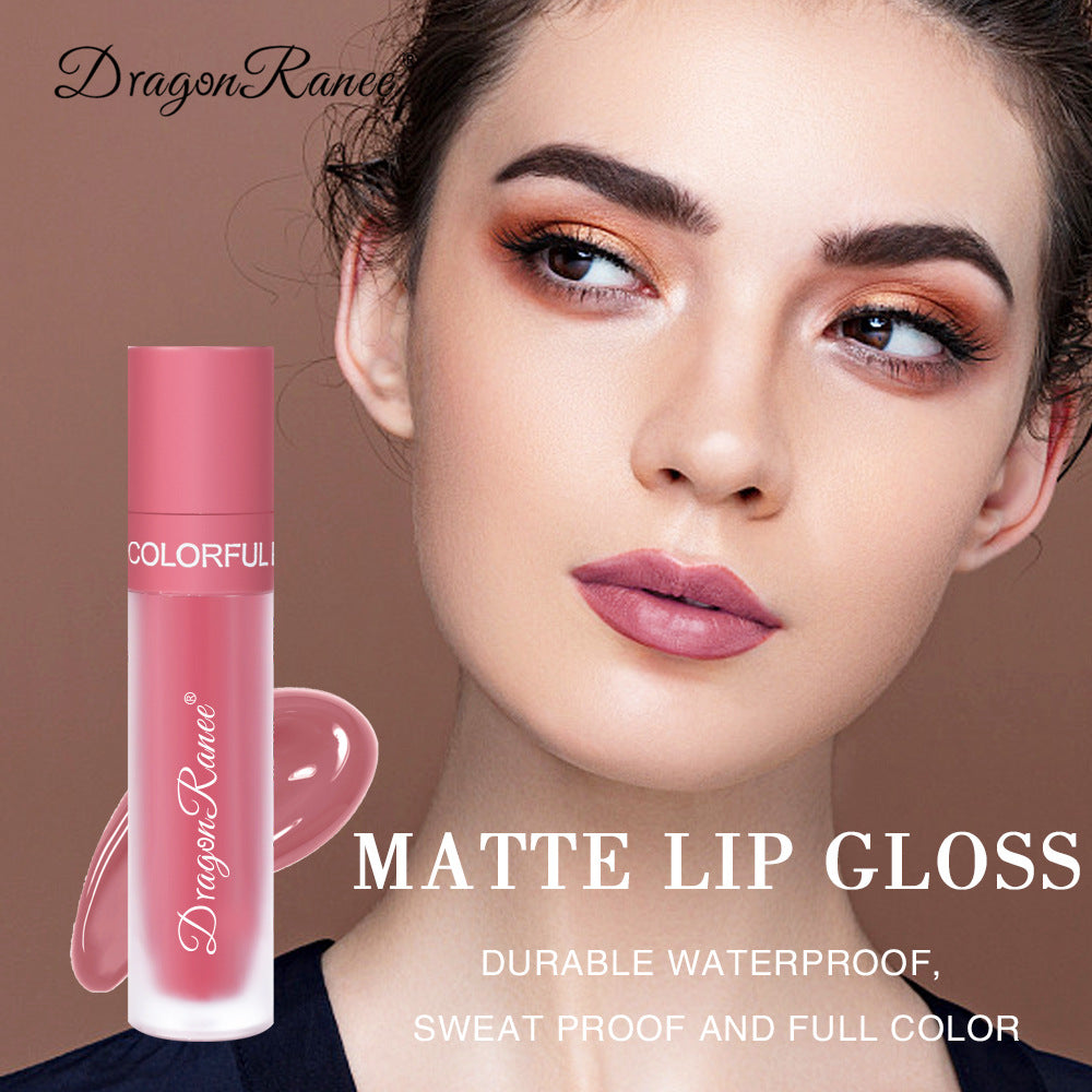 3-Pack Matte Lip Gloss Set, Non-Transfer-Homeunderwear