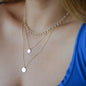 Free Shipping Clearence Faux Crystal Beads Sequins Multi-Layered Necklace For Women-Homeunderwear