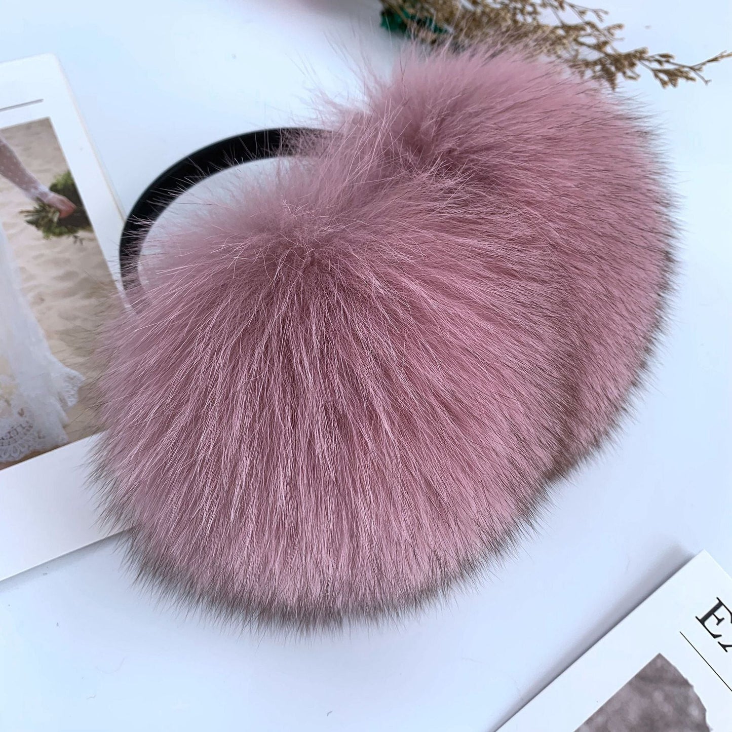 Cute Winter Fox Fur Ear Muffs - Warm & Stylish