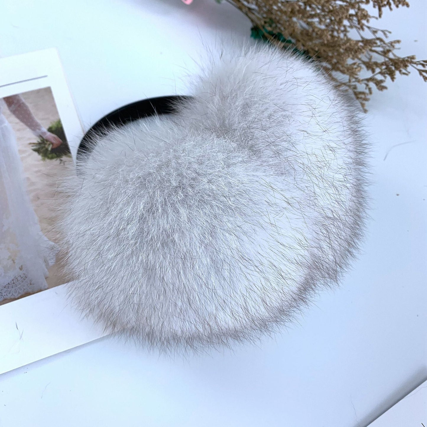 Cute Winter Fox Fur Ear Muffs - Warm & Stylish