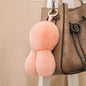 Cute Real Rabbit Fur Bunny Keychain & Bag Charm