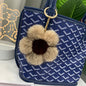 Cute Mink Fur Sunflower Charm - Bag Accessory