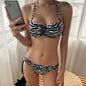 Sultry Split Two-Piece Bikini Swimsuit