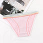 Free Shipping For Pure Cotton Rainbow Belt Everyday Panties