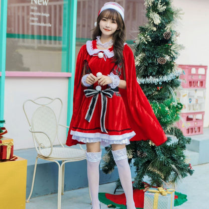 Sexy Christmas Cloak Cosplay Little Red Riding Hood Costume