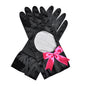 Short Bow Mesh Gloves