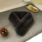 Women's Winter Real Rabbit Fur Thick Warm Scarf - New Korean Style