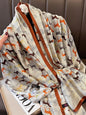 New Fashion Chic Animal Prints Silk Imitation Warm Shawl&Scarf-Homeundewear