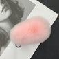 Cute Real Rabbit Fur Hair Clips - Sweet & Trendy