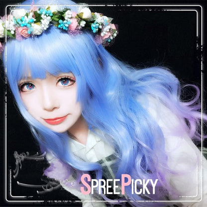 Free Shipping For Hivava Purple Pastel Gradient Lolita Long Wig