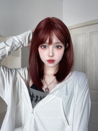 Free Shipping For Hivava Casual Series Redish Brown Straight Lolita Wig