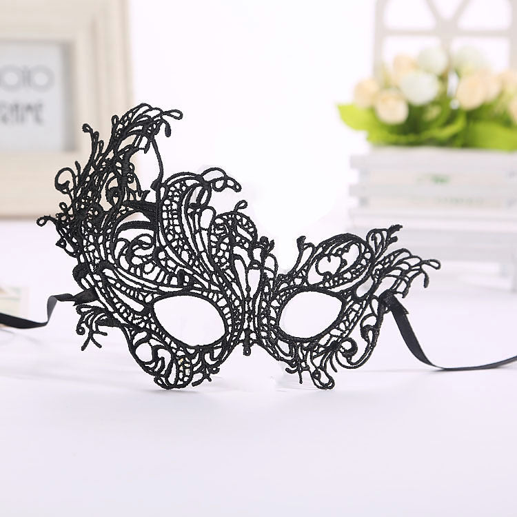 Lace Hollow Veil Eye Mask