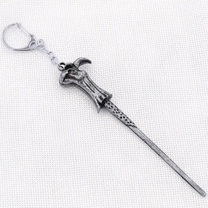 Alloy Ornament Magic Wand Key Ring-Homeunderwear