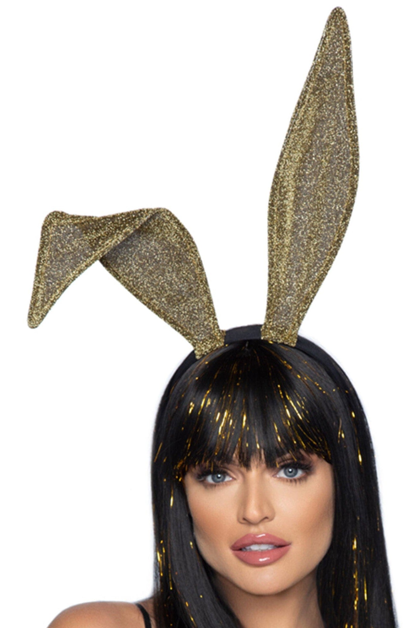 Free Shipping For Glitter Bunny Ears Headband